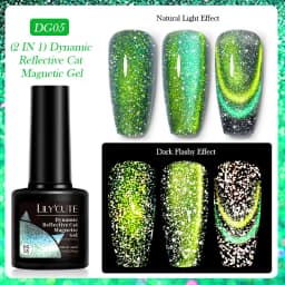 LILYCUTE 7ml 9D Cat Magnetic Gel Nail Polish Iridescent Magnet Semi Permanent Soak Off UV LED Manicure For Nail Art Gel Varnish
