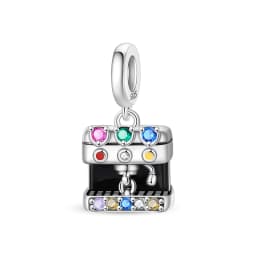Original 925 Sterling Silver Charms Soccer Football Love Coffee Beads Fit Brand Bracelets Necklaces DIY Jewelry For Women
