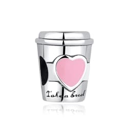 Original 925 Sterling Silver Charms Soccer Football Love Coffee Beads Fit Brand Bracelets Necklaces DIY Jewelry For Women