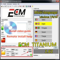 2026 Hot! ECM TITANIUM 1.61 With 26000+ Driver ECM 18259+ Drivers for ECU Tool Send Link or CD or USB Windows 7/8/10