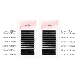 NATUHANA New 3DW Shape Eyelash Extension 3D Premade Volume Fan Lashes W Style Lashes Faux Mink Volume Lashes Korean Makeup