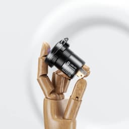 45W Type-C PD QC3.0 USB Car Charger Socket 12V 24V Fast Charge Voltmeter Switch Alloy Shell for Auto Truck Boat RV Bus Motor