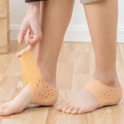 Silicone Invisible Height Socks New 2.0-4.0cm Invisible Lifting Increase Socks Heel Cushion Insole Outdoor