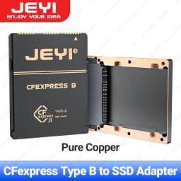 JEYI 2230 M.2 NVMe SSD to CFE Type-B Pure Copper Adapter, Expansion Memory CFexpress Card For NIKON Z6/Z7/Z8/Z9/D6, CANON R3/R5C