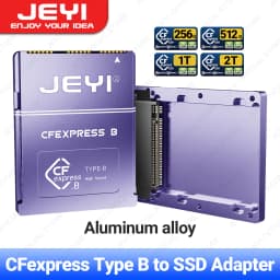 JEYI 2230 M.2 NVMe SSD to CFE Type-B Pure Copper Adapter, Expansion Memory CFexpress Card For NIKON Z6/Z7/Z8/Z9/D6, CANON R3/R5C