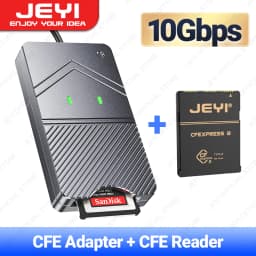 JEYI 2230 M.2 NVMe SSD to CFE Type-B Pure Copper Adapter, Expansion Memory CFexpress Card For NIKON Z6/Z7/Z8/Z9/D6, CANON R3/R5C