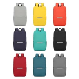 Women Men Casual Waterproof Small Backpack Large Capacity Schoolbag School Bags Solid Color Travel Bag Book Bags Teenagers