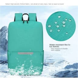 Women Men Casual Waterproof Small Backpack Large Capacity Schoolbag School Bags Solid Color Travel Bag Book Bags Teenagers