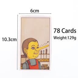 The Real Life Tarot Deck 78 PCS 10.3*6CM English Version Oracles Deck for Girls Hot Selling Family Gatherings Board Games