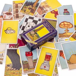 The Real Life Tarot Deck 78 PCS 10.3*6CM English Version Oracles Deck for Girls Hot Selling Family Gatherings Board Games