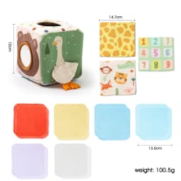 Montessori Toys Magic Cotton Animal Tissue Box Kids Finger Exercise Busy Board Toys Baby Educational Activity Sensory Game Gifts