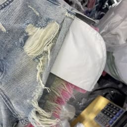 Fashion Women Denim Shorts Leaky Pocket Worn Washed Retro Sexy A Word Denim Super Shorts