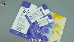Watercolor Book with coarse grain, 200g, thickened with full wood pulp, art, painting and sketching, A3, A4, A5, 30Sheets/Book