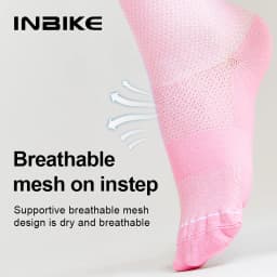 INBIKE Women Compression Running Socks Moisture Wicking Work Hiking Basketball Sport Socks Support for Athletic Cycle for Women