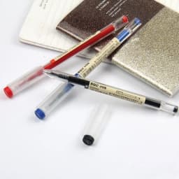 52/6Pcs 0.35mm Fine Gel Pen set Blue/Black Refills Rod for Marker Pens School Gelpen Office Student Writing Drawing Stationery