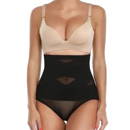 Qtree Plus Size Shapewear for Women Tummy Control Butt Lifting Panties Waist Trainer Body Shaper Panty Seamless Belly Underwear