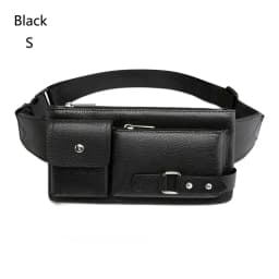 Fashion Waist Bag Casual Fanny Pack Purse Large Phone Belt Bag Leather Outdoor Travel Phone Bag Men Women