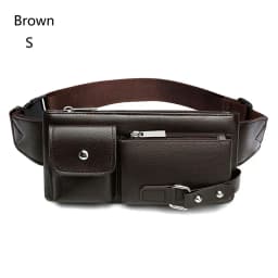 Fashion Waist Bag Casual Fanny Pack Purse Large Phone Belt Bag Leather Outdoor Travel Phone Bag Men Women