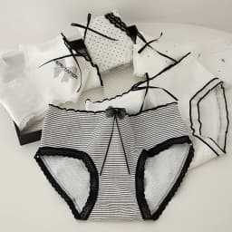 5Pcs/set Pure Cotton Sweet Bow Lace Women Panties Mid-Waist Girls Briefs Floral Underpants Soft Shorts Sexy Female Lingeries