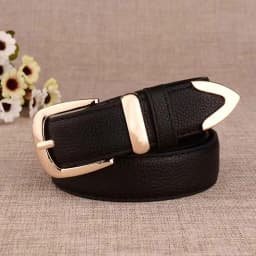 Women Leather Belts High Quality Fashion Best Matching Dress Jeans Belts for Lady Women's Dress Luxury Designer Brand LB2146