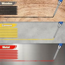 3pcs/set Solid Mechanical Carpenter Pencils With Pencil Cap, 2.8mm Long Nose Deep Hole Woodworking Pencil Markers with Sharpener