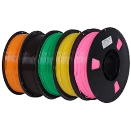 10kg PETG Filament Color Mixing 3D Printer Filament 10 5 Rolls 1KG 1.75mm Accuracy +/- 0.02mm Bundle 10kg 5kg PETG Plastic Spool