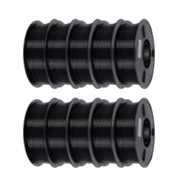 10kg PETG Filament Color Mixing 3D Printer Filament 10 5 Rolls 1KG 1.75mm Accuracy +/- 0.02mm Bundle 10kg 5kg PETG Plastic Spool