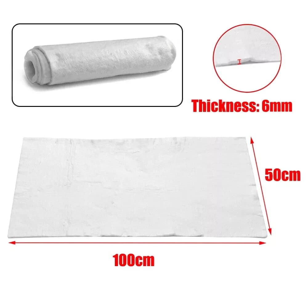 Universal Motorcycle Exhaust Motorcycle Muffler Fiber Packing Cloth For Escape Moto Pipe Silencing Cotton Fiberglass