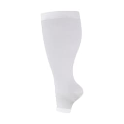 1Pair 2XL-7XL Plus Size Compression Socks Open Toe Compression Women& Men 15-20mmHg Wide Calf Knee High Toeless Compression Sock