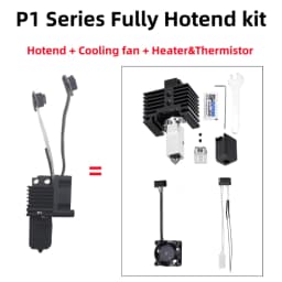 2510 Fan for Bambu Lab X1/P1 Hotend Cooling Fan with Cable Rapid Cooling Fan for Bambu X1C P1S P1P 3D Printer Accessories