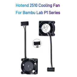 2510 Fan for Bambu Lab X1/P1 Hotend Cooling Fan with Cable Rapid Cooling Fan for Bambu X1C P1S P1P 3D Printer Accessories