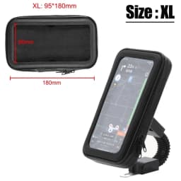 Waterproof Bicycle Phone Holder Motorcycle Bike Handlebar Phone Case Bag for iPhone 15 Pro Max 14 Samsung Bike Phone Stand Mount