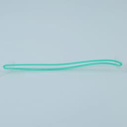 100PCS Eco-friendly Luggage Tag Plastic Loop PVC Worm Straps Comply with US Standards 15 Colors