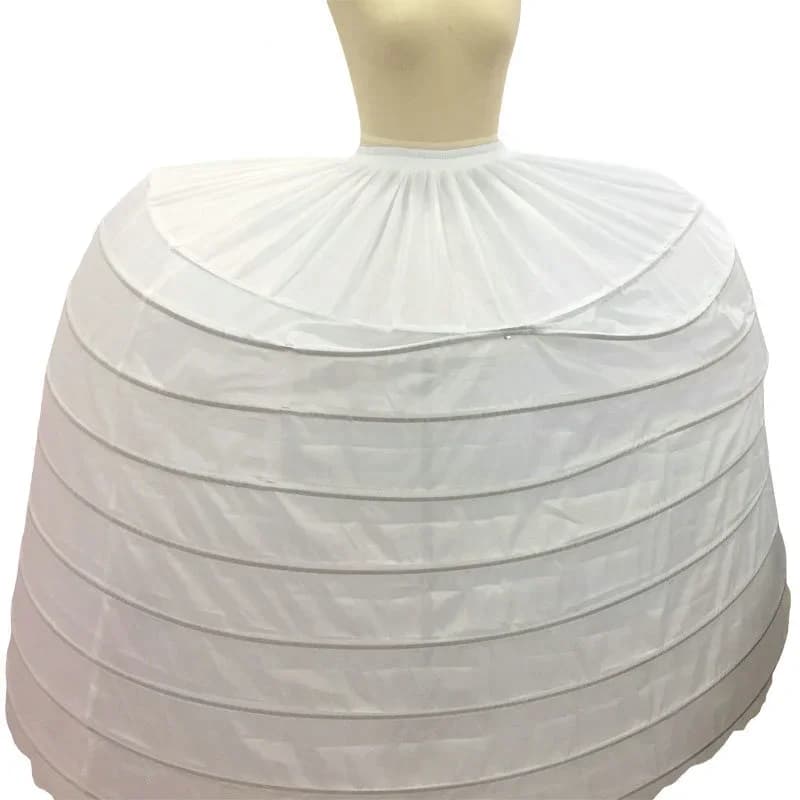 9 Hoops Petticoat Underskirt For Vintage Palace Ball Gown Wedding Dresses Bridal Gowns Wedding Accessory Crinoline jupon