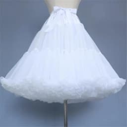 New Arrival Petticoats Wedding Bridal Crinoline Lady Girls Underskirt for Party White Black Ballet Dance Skirt Tutu Bridal Skirt