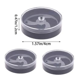 3/1Pc Watch Dial Screen Protector Box Watch Case For 51.27mm 40mm Watchmaker Tool Plastic Watch Cover Accessories