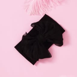 Bow Baby Headbands For Newborn Soft Elastic Nylon Hair Bands Ruffle Bow Infant Headband For Kid Girl Headwear Hair Accessories