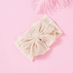 Bow Baby Headbands For Newborn Soft Elastic Nylon Hair Bands Ruffle Bow Infant Headband For Kid Girl Headwear Hair Accessories