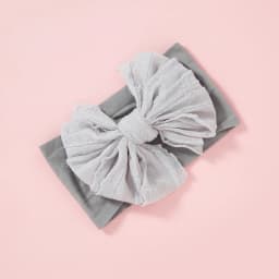 Bow Baby Headbands For Newborn Soft Elastic Nylon Hair Bands Ruffle Bow Infant Headband For Kid Girl Headwear Hair Accessories