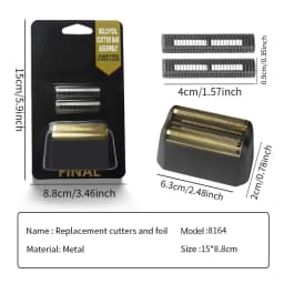 Professional 5 Star Service Finale Shaver Replacement Foil And Blade Cutter Head For Wahl 8164 Hair Clipper Barber Accessories