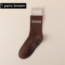 1/2/4/6 Pairs of Yoga Socks Female Medium Length Socks Pure Cotton Anti Slip Silicone Indoor Pilates Women's Sports Sock 2025new