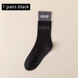 1/2/4/6 Pairs of Yoga Socks Female Medium Length Socks Pure Cotton Anti Slip Silicone Indoor Pilates Women's Sports Sock 2025new