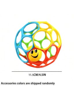 Soft Baby Grasping Ball Rattles with Bell Ball Early Education Educational Sensory Toy Random Color)