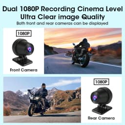 Jansite Portable 6.25" Motorcycle GPS Navigation Wireless Carplay Android Auto DVR Drive Recorder Moto Monitor IPX7 Waterproof