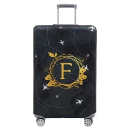Luggage Cover Thick Elastic Luggage Protective Covers Print Wreath Series for 18-32 Inch Suitcase Covers Travel Accessories