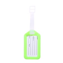 1-10PCS Luggage Tag Boarding Shipping Plastic Baggage Tags Travel Accessory Women Men Suitcase ID Address Name Holder Bag Label