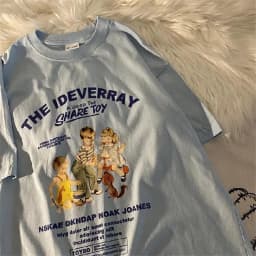 Women's Short-sleeved T-shirt Women 2021 Summer New Korean Student Love Printed Ins Shirt