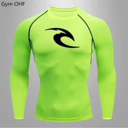 New Men's Sports T-Shirt Quick Drying Breathable Fitness Gym Running Tops Short Sleeved Comprehensive Fighting Rashguard MMA