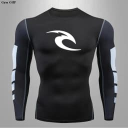 New Men's Sports T-Shirt Quick Drying Breathable Fitness Gym Running Tops Short Sleeved Comprehensive Fighting Rashguard MMA