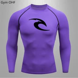 New Men's Sports T-Shirt Quick Drying Breathable Fitness Gym Running Tops Short Sleeved Comprehensive Fighting Rashguard MMA